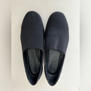 Ecco Felicia Stretch Slip On Shoes Black Gore-Tex Women's Sz EU 38 US 7.5 EUC